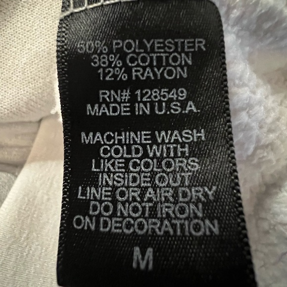 Aviator Nation White Hoodie with Multicolor Stripes Size Medium - Picture 7 of 11